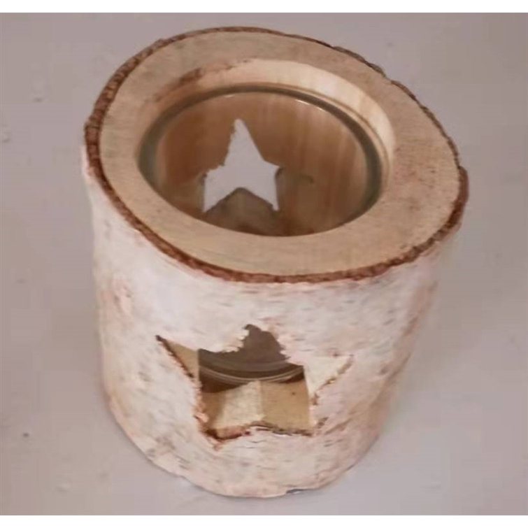 Alpen Home Bark Star Cutout Tealight Holder Wayfair.co.uk